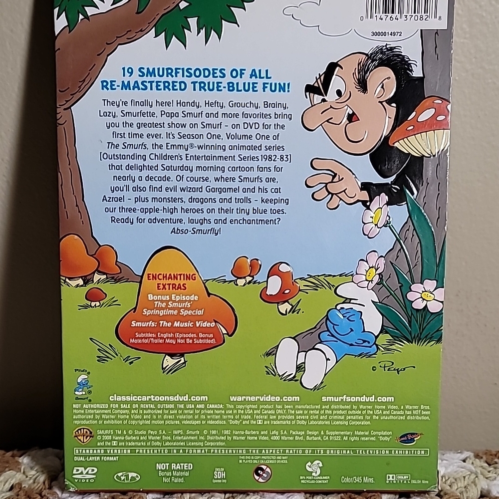 The Smurfs Season One Volume One DVD - Picture 3 of 3